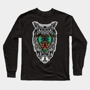 Owl color Long Sleeve T-Shirt